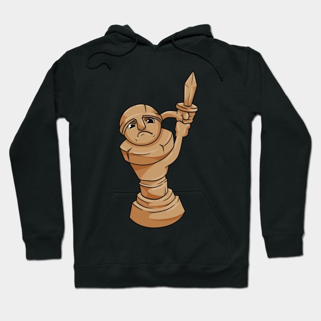 Cool pawn as a chess piece Hoodie by Markus Schnabel